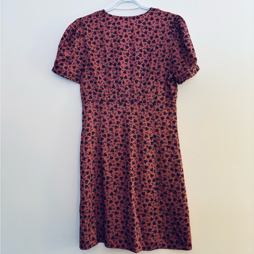 Bila Black and Red Floral Button-up Dress - Picture 3 of 5